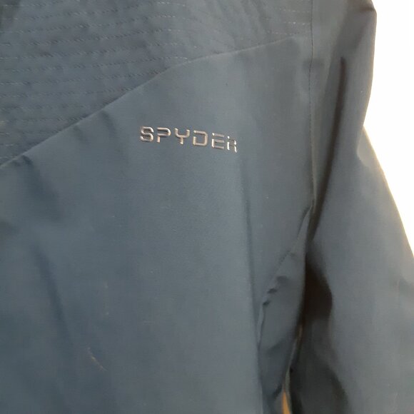 Ladies Royal Blue Spyder gortex ski jacket - no hood - Size 12 - Picture 7 of 14